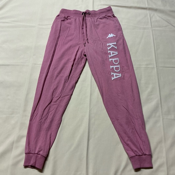 Kappa Pants - Kappa‎ Pink Jogger Sweatpants Size Small Y2K Preppy Streetwear